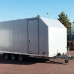 Vezeko Autotrailer Cargo Race Master 230×550 cm H210 cm 3,5t | E-Winde | Silber-Neu