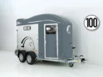 Cheval Liberte Pferdeanhänger GOLD 3 | Premium | Pullman 2 | Sattelkammer | grau-Neu