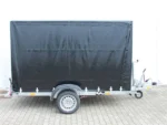 Vezeko Absenkanhänger 162x272x155 1,3t Hochplane Schwarz-Neu – Bild 11