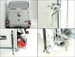 Debon Kofferanhänger C500 Sandwich 164x300cm H:200cm 2,0t | Alu | Polybug | Tür | Schwarz-Neu – Bild 13