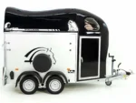 Cheval Liberte Pferdeanhänger GOLD One 1,5er | Pullmann-Fahrwerk | Sattelkammer | schwarz-Neu – Bild 14
