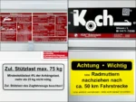 Deckelanhänger 150x300cm Höhe: 95cm 750kg | Typ U7 | Seitentür-Neu – Bild 15
