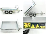 Debon Dreiseitenkipper 180×306 2,6t | E-Pumpe | Rampen | Stützen-Neu – Bild 2