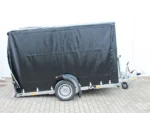 Vezeko Absenkanhänger 162x272x155 1,3t Hochplane Schwarz-Neu – Bild 4