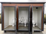 Neuer Sanitärpavillon – 3 Separate Kabinen, WC, Urinal, Waschbecken – Bild 4