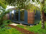 Gartenbüro 5×3 Helsinki mit WC und Küche auf der linken Seite – Bild 5