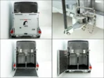 Cheval Liberte Pferdeanhänger GOLD 3 | Premium Pullman 2 | Sattelkammer | schwarz-Neu – Bild 5