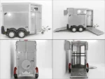 Ifor Williams Pferdeanhänger HB403|1,5er| Silber-Neu – Bild 5