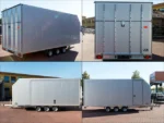 Vezeko Autotrailer Cargo Race Master 230×550 cm H210 cm 3,5t | E-Winde | Silber-Neu – Bild 6