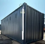 Sanitärcontainer 6 m × 2,4 m – 5 Separate Kabinen – WC & Waschbecken – Bild 6