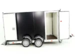 Vezeko Koffer-Absenkanhänger 157x344cm Höhe: 190cm 2,7t | Tür | Schwarz-Neu – Bild 9